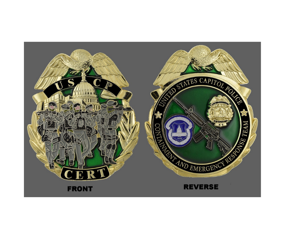 U.S. Capitol Police Containment and Emergency Response Team Challenge Coin
