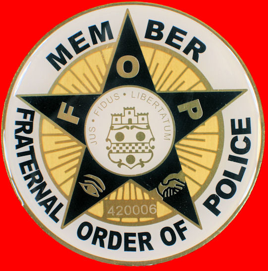 Fraternal Order Of Police Sticker